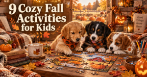 9 Cozy Fall Activities for Kids Who Love Puppies, Pumpkins, and Halloween Fun